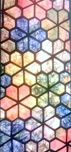 Hexagon Jewel 1"  ablakos sablon 